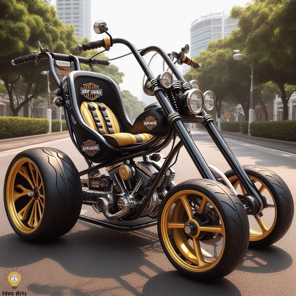 Unique Baby Stroller Design Inspired by Harley Davidson