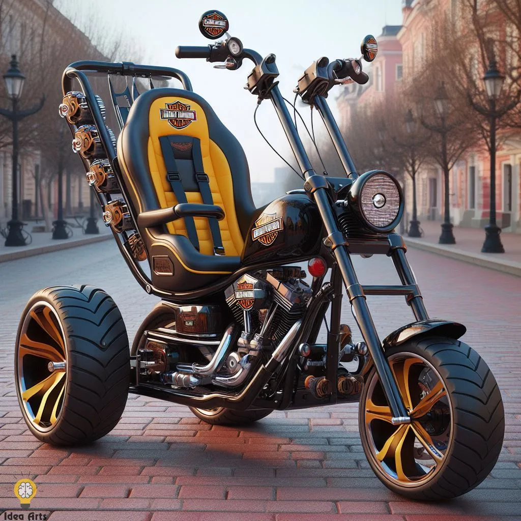 Unique Baby Stroller Design Inspired by Harley Davidson