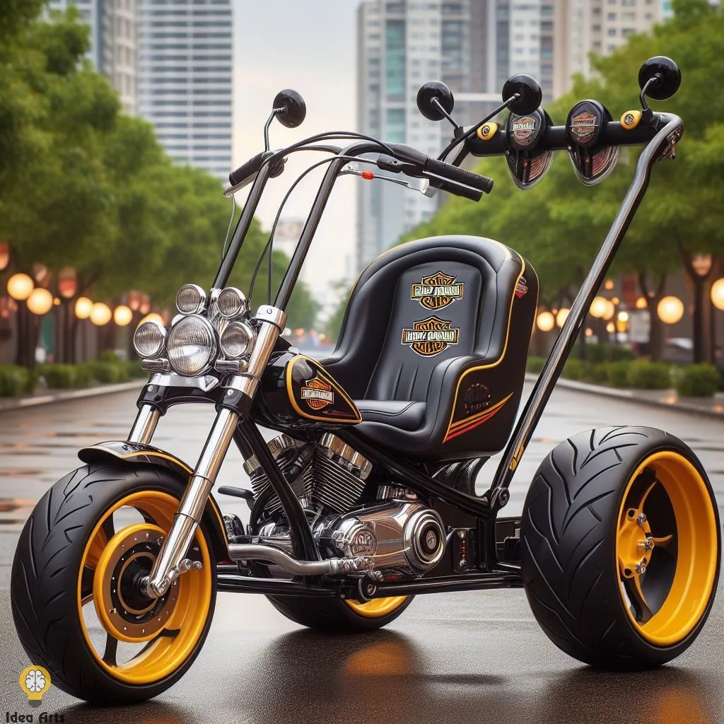 Unique Baby Stroller Design Inspired by Harley Davidson