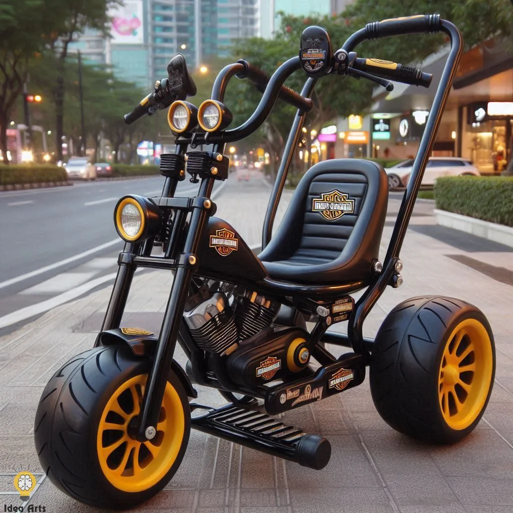 Unique Baby Stroller Design Inspired by Harley Davidson