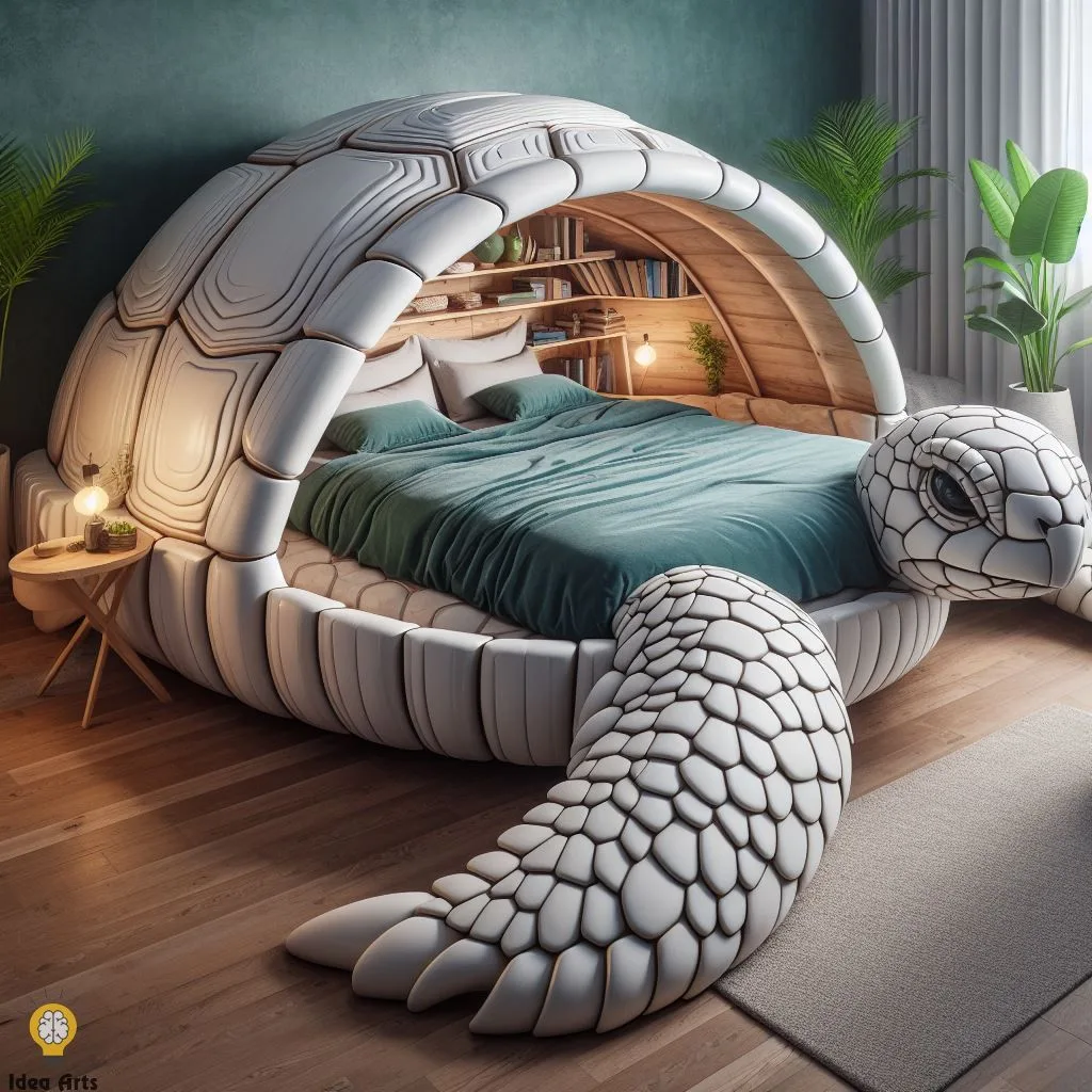 Dream in a Shell: Unique Turtle-Shaped Beds for Adult Bedrooms