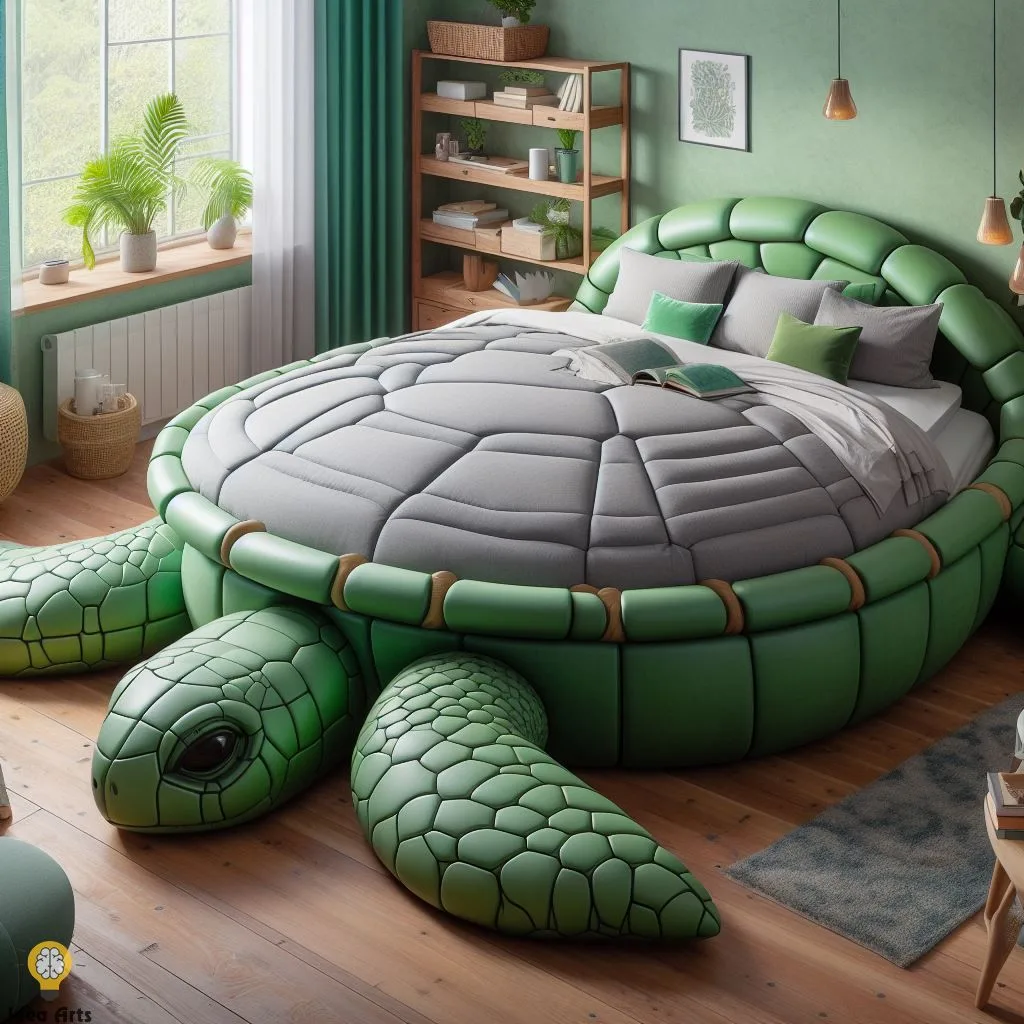 Dream in a Shell: Unique Turtle-Shaped Beds for Adult Bedrooms