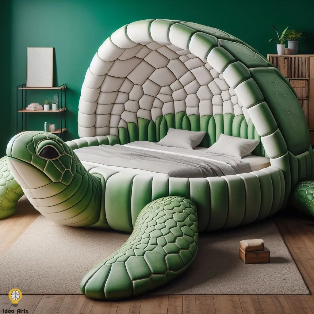 Dream in a Shell: Unique Turtle-Shaped Beds for Adult Bedrooms