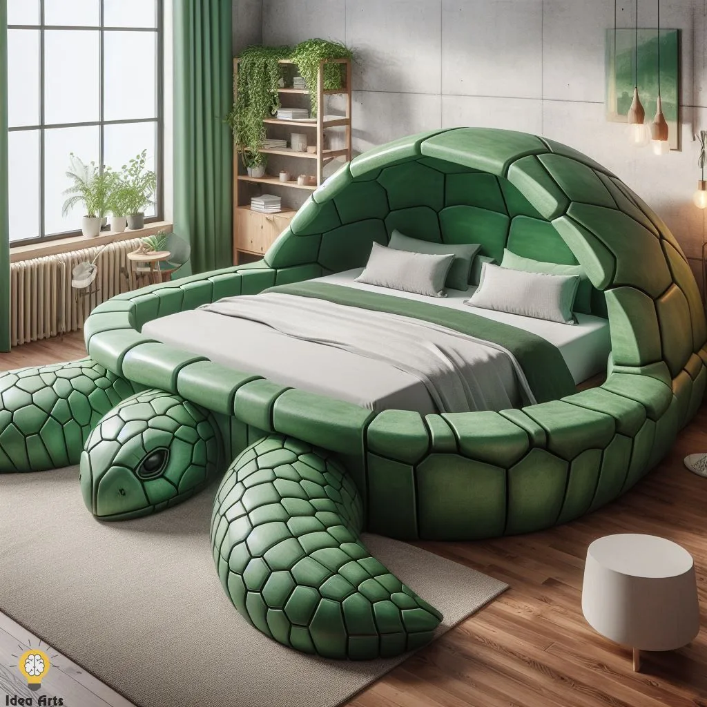 Dream in a Shell: Unique Turtle-Shaped Beds for Adult Bedrooms