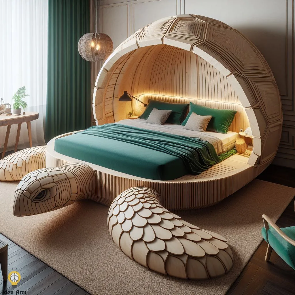 Dream in a Shell: Unique Turtle-Shaped Beds for Adult Bedrooms