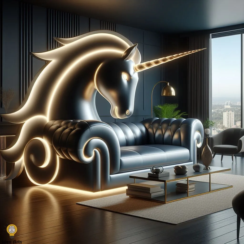 Unicorn Inspired Sofa Design: A Whimsical Addition to Your Living Area