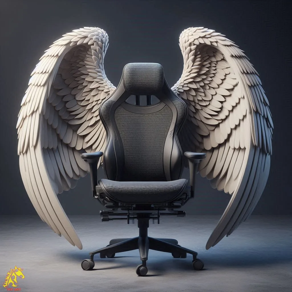 Angel Wings Shaped Home Office Chair Design: A Perfect Blend of Comfort and Style