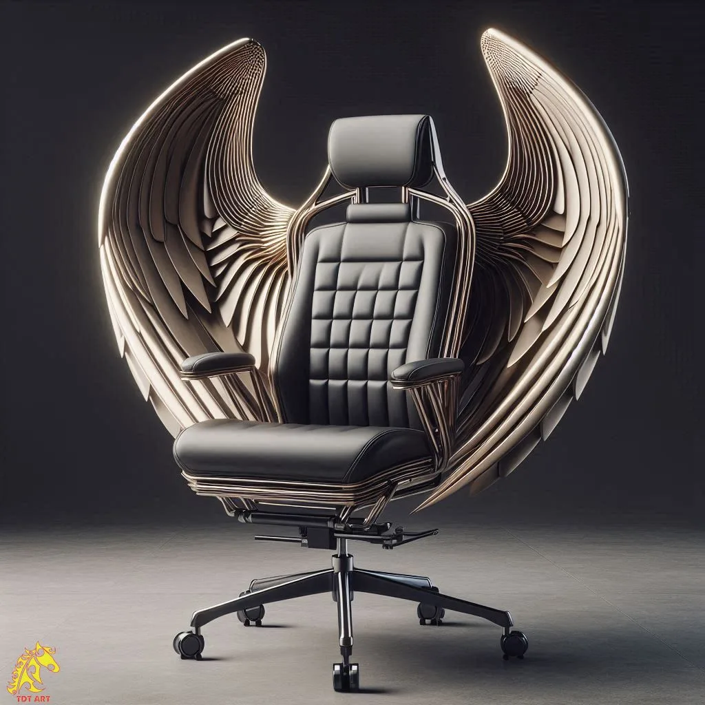 Angel Wings Shaped Home Office Chair Design: A Perfect Blend of Comfort and Style