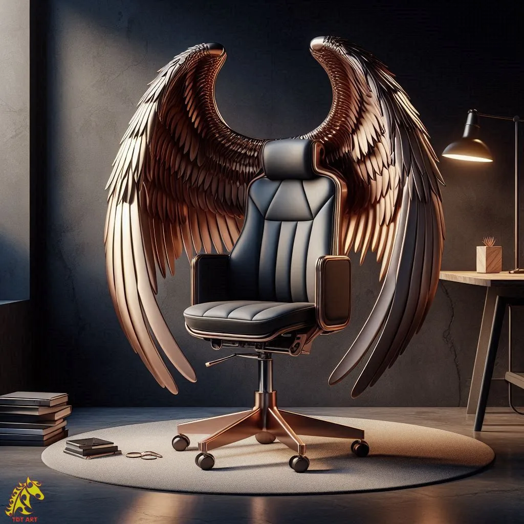 Angel Wings Shaped Home Office Chair Design: A Perfect Blend of Comfort and Style