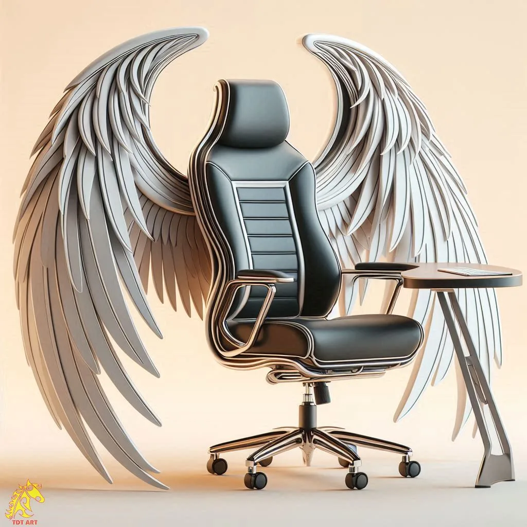 Angel Wings Shaped Home Office Chair Design: A Perfect Blend of Comfort and Style