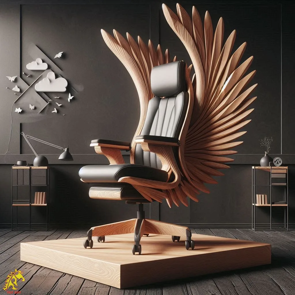 Angel Wings Shaped Home Office Chair Design: A Perfect Blend of Comfort and Style