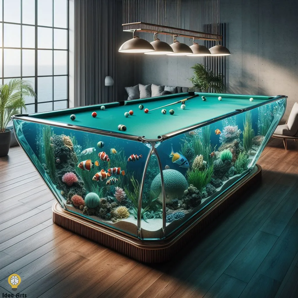 Designing the Ultimate Aquarium Inspired Pool Table: An Underwater Muse