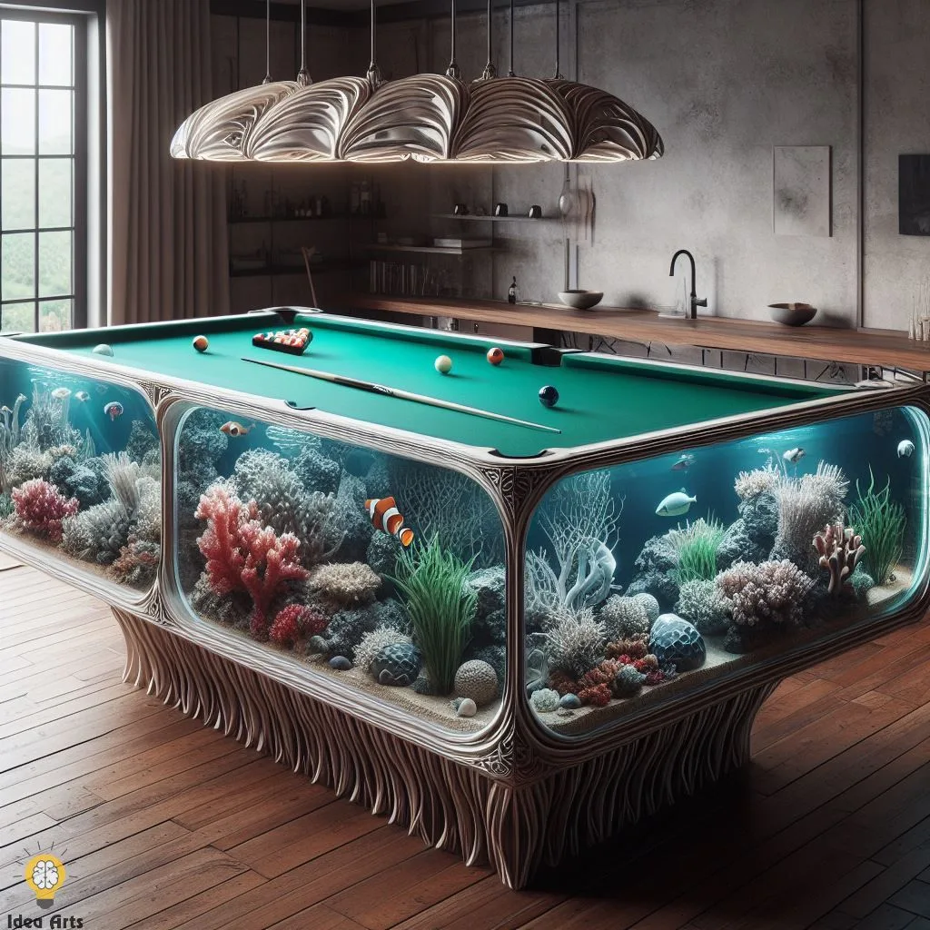 Designing the Ultimate Aquarium Inspired Pool Table: An Underwater Muse