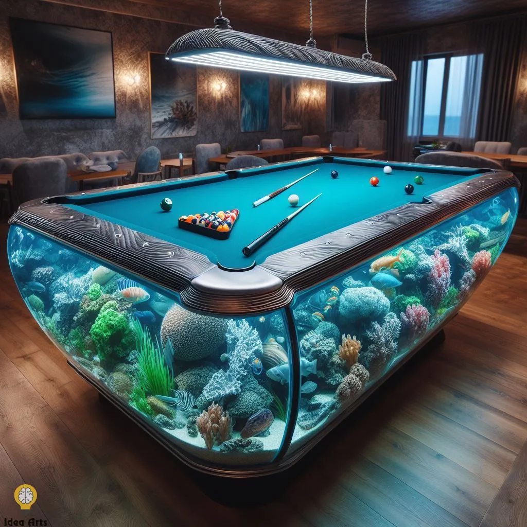 Designing the Ultimate Aquarium Inspired Pool Table: An Underwater Muse