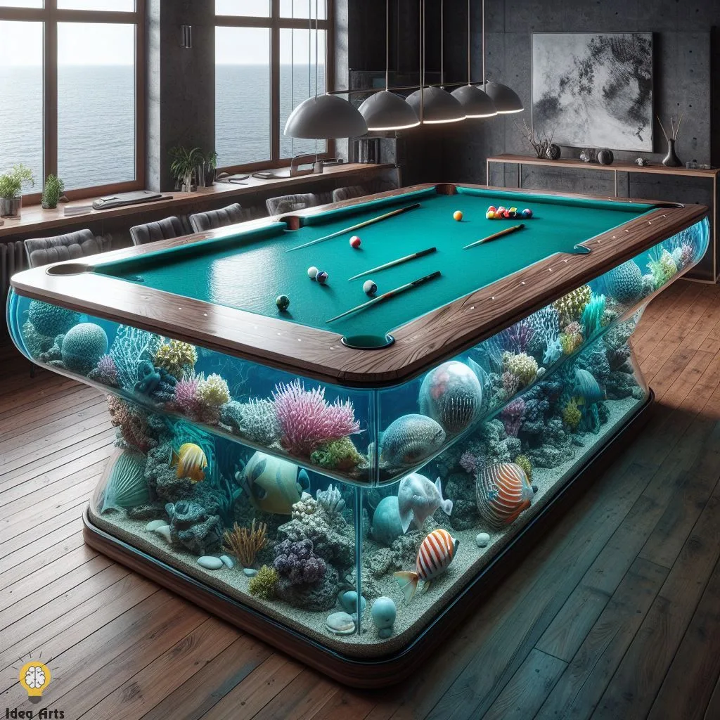 Designing the Ultimate Aquarium Inspired Pool Table: An Underwater Muse