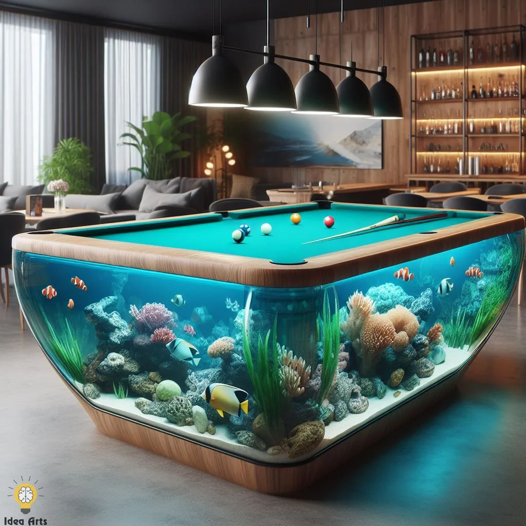 Designing the Ultimate Aquarium Inspired Pool Table: An Underwater Muse