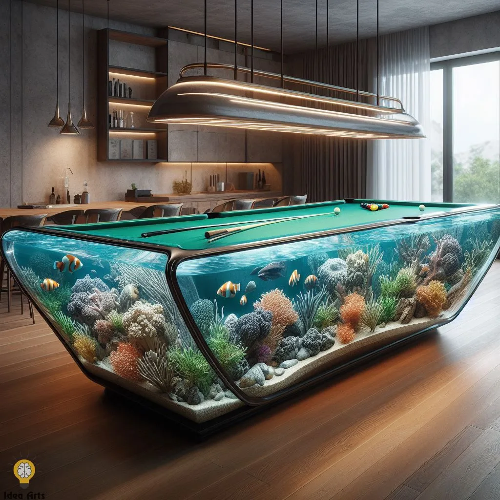 Designing the Ultimate Aquarium Inspired Pool Table: An Underwater Muse