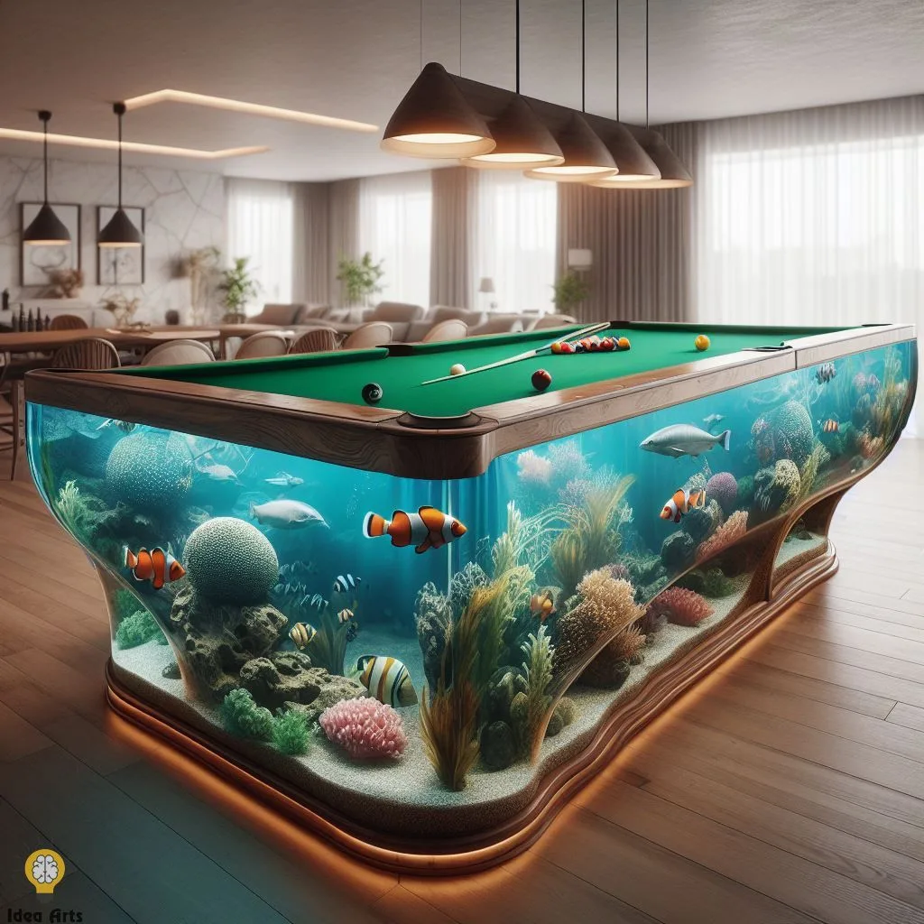 Designing the Ultimate Aquarium Inspired Pool Table: An Underwater Muse