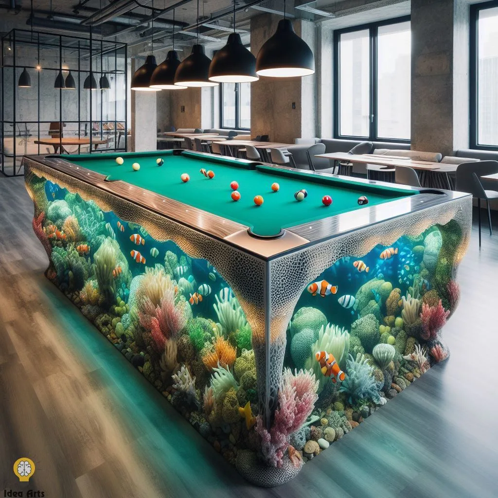 Designing the Ultimate Aquarium Inspired Pool Table: An Underwater Muse