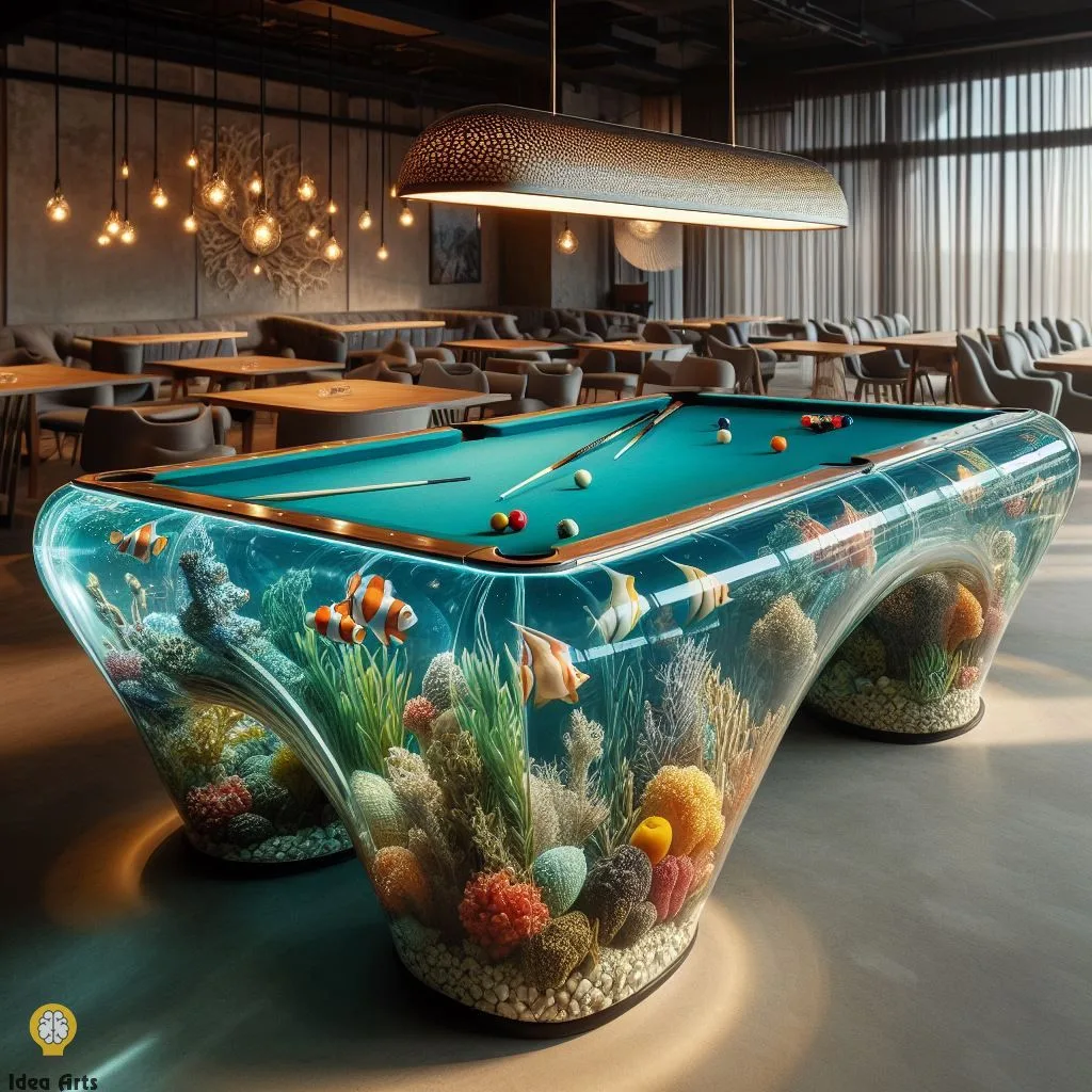 Designing the Ultimate Aquarium Inspired Pool Table: An Underwater Muse