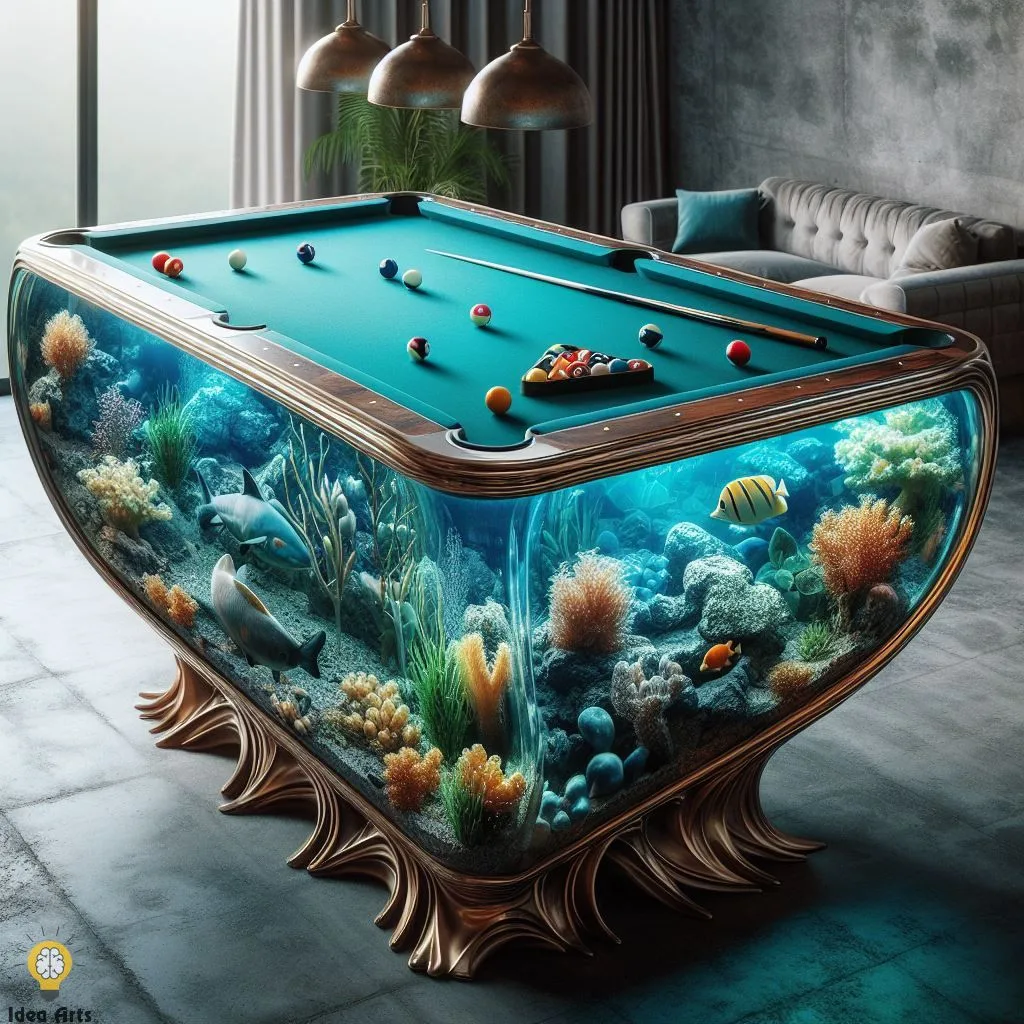 Designing the Ultimate Aquarium Inspired Pool Table: An Underwater Muse