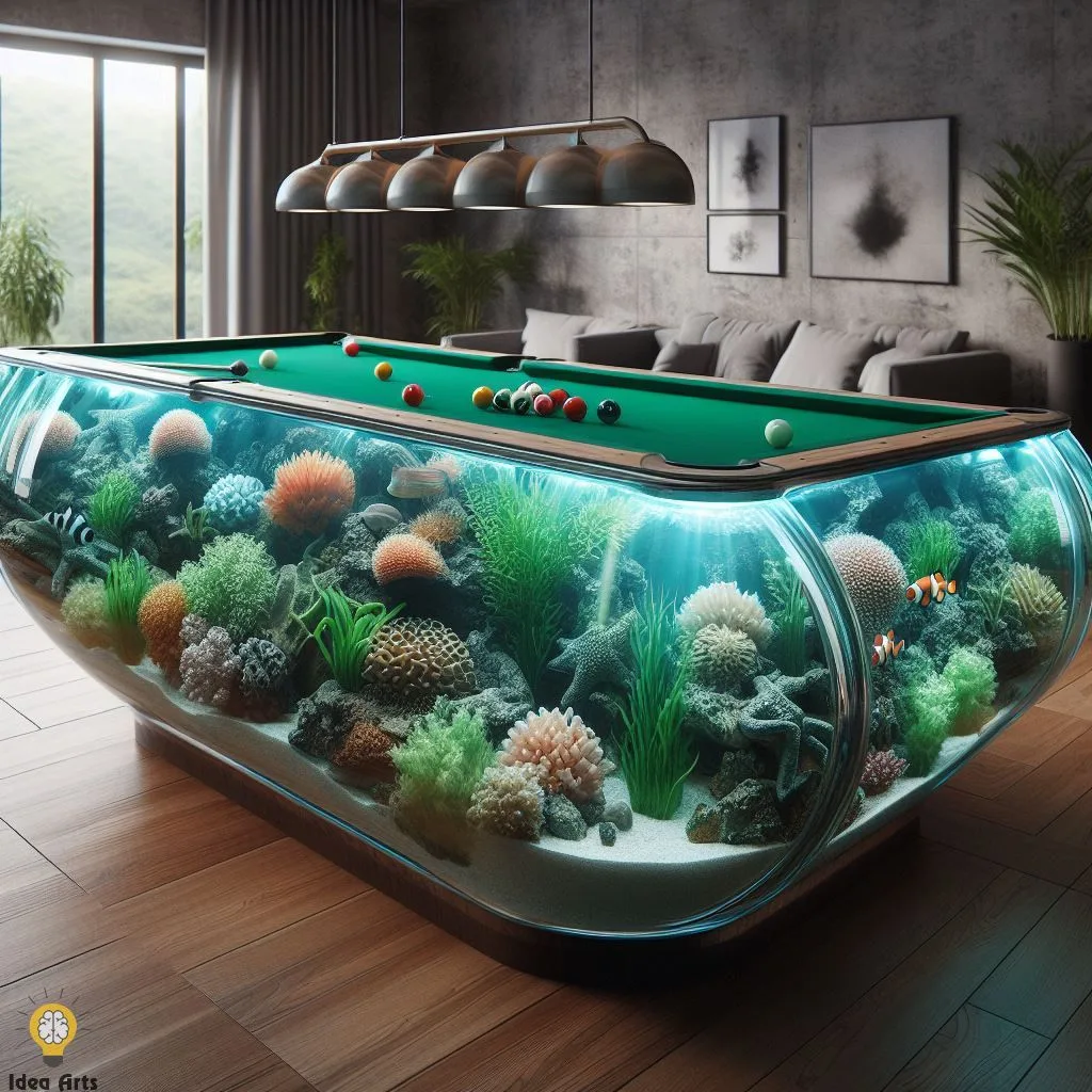 Designing the Ultimate Aquarium Inspired Pool Table: An Underwater Muse