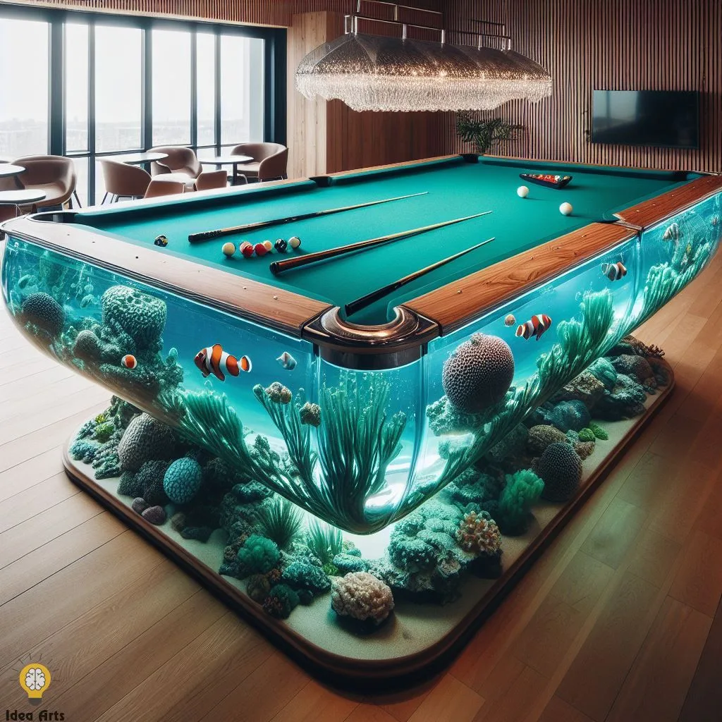 Designing the Ultimate Aquarium Inspired Pool Table: An Underwater Muse