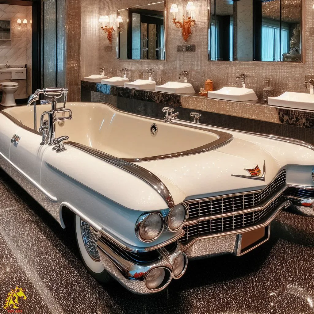 Cadillac Car Shaped Bathtub: Elevate Luxury in Modern Bathrooms