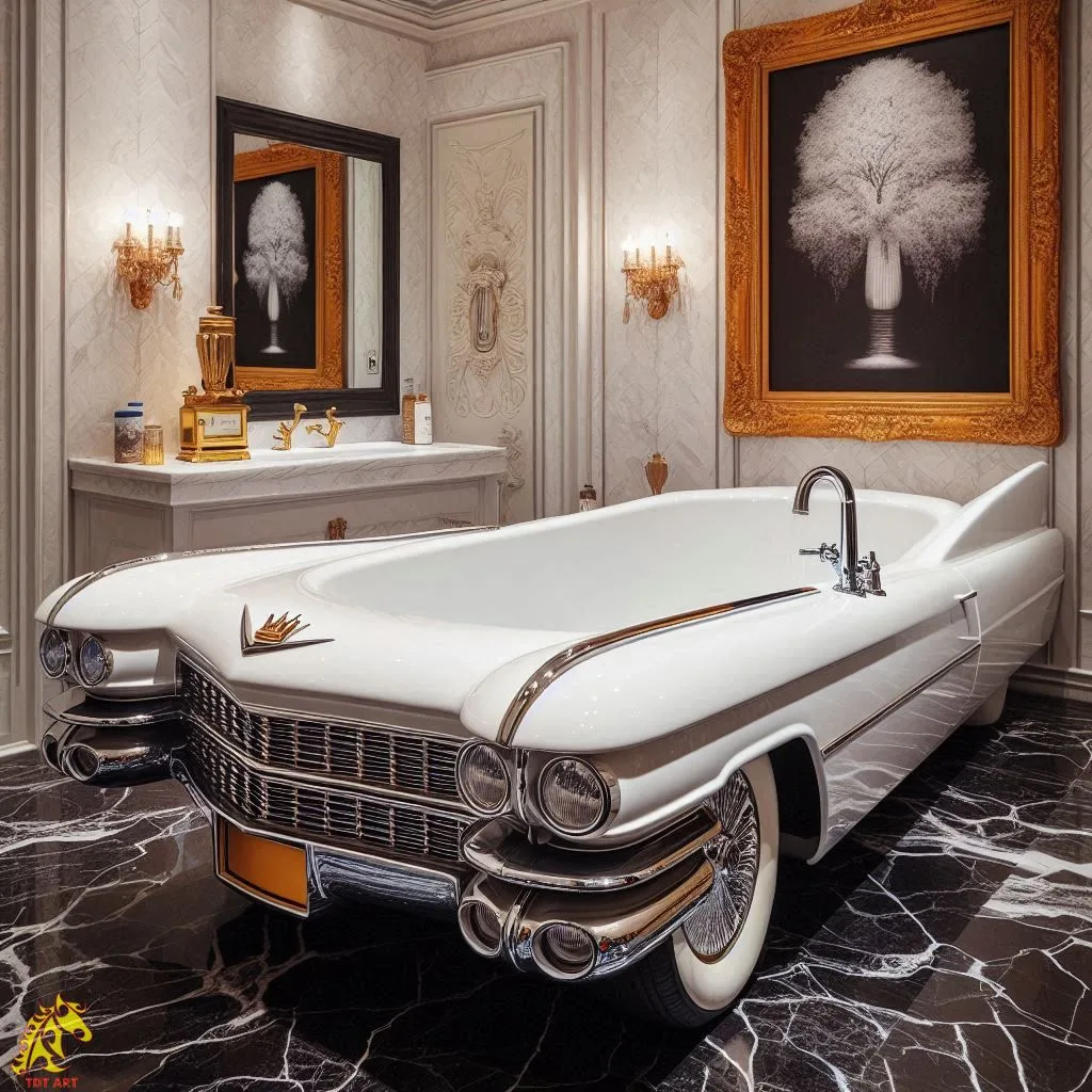 Cadillac Car Shaped Bathtub: Elevate Luxury in Modern Bathrooms