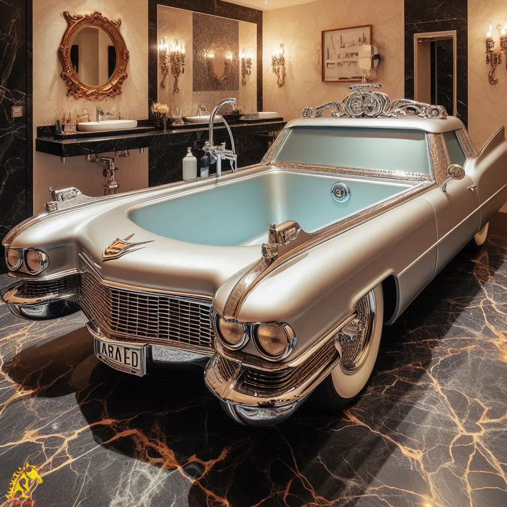 Cadillac Car Shaped Bathtub: Elevate Luxury in Modern Bathrooms