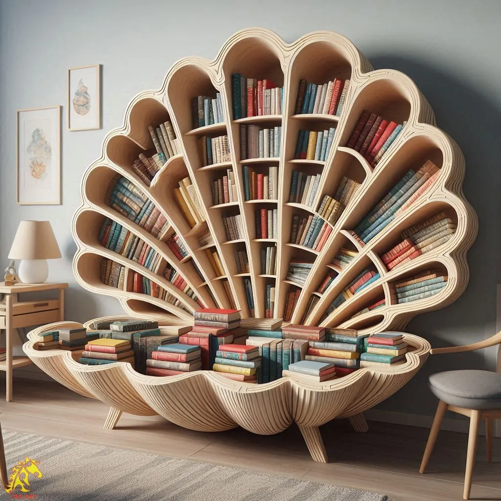 Clam Shell Bookshelf Design: A Stylish and Functional Addition to Your Space