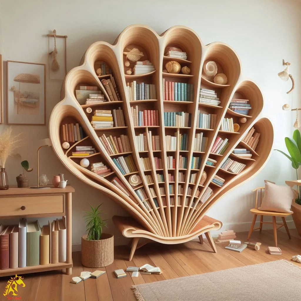 Clam Shell Bookshelf Design: A Stylish and Functional Addition to Your Space