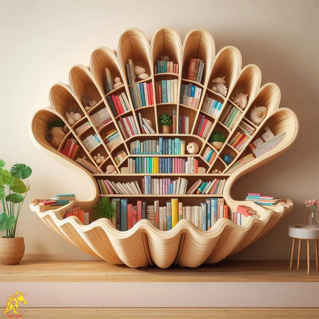 Clam Shell Bookshelf Design: A Stylish and Functional Addition to Your Space