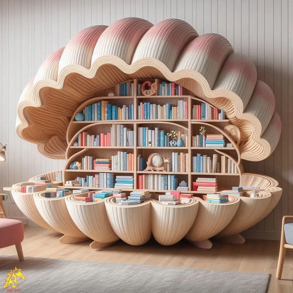 Clam Shell Bookshelf Design: A Stylish and Functional Addition to Your Space