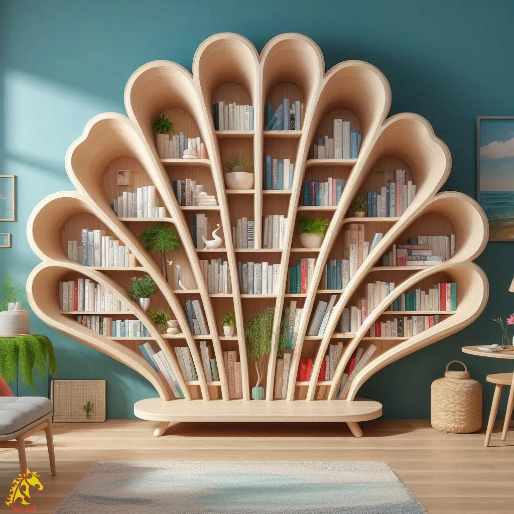 Clam Shell Bookshelf Design: A Stylish and Functional Addition to Your Space