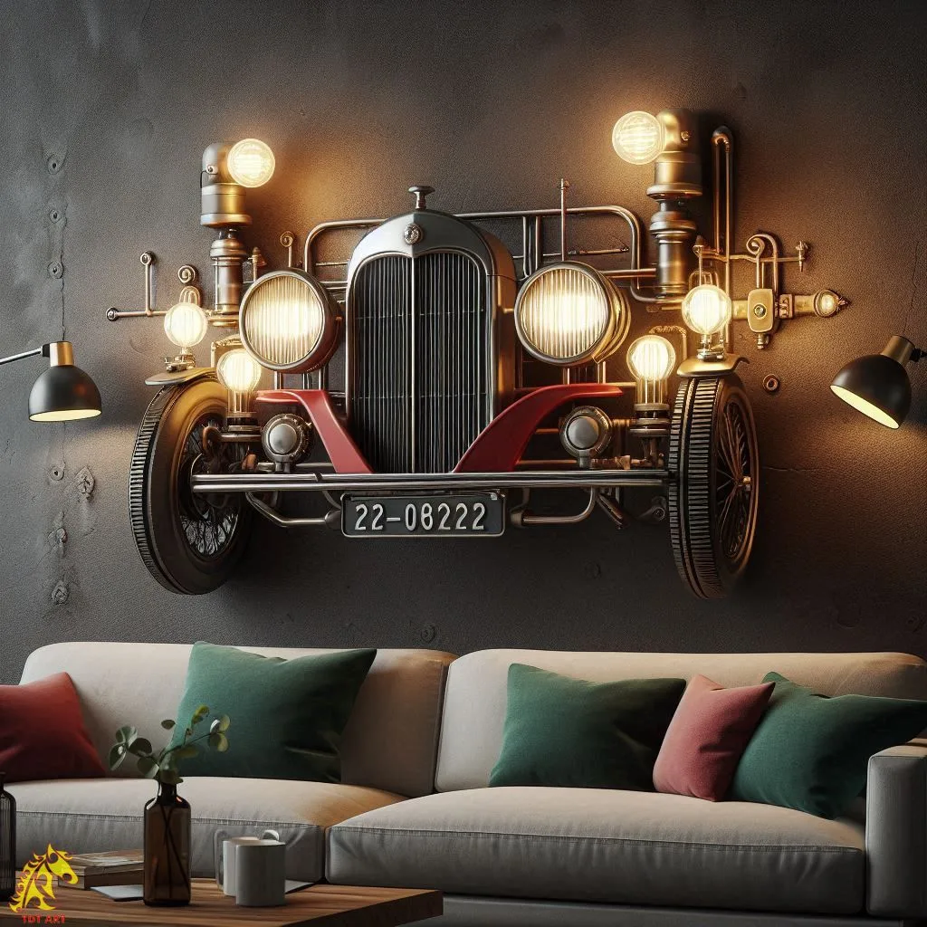 Classic Car Shaped Lamp Design: A Touch of Nostalgic Charm