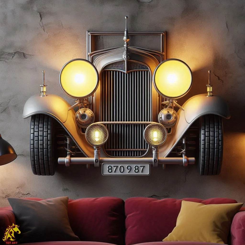 Classic Car Shaped Lamp Design: A Touch of Nostalgic Charm