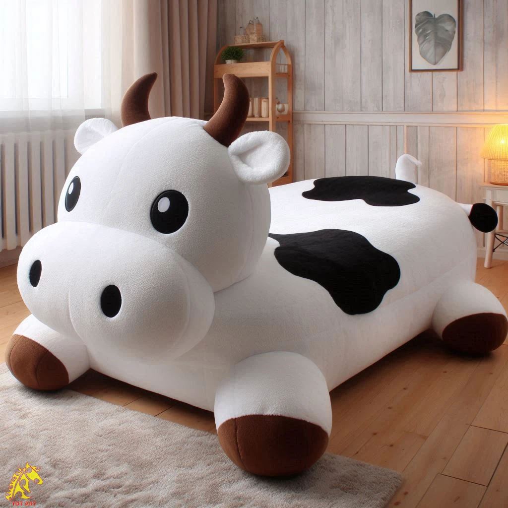 Cow-Shaped Bed Design: Whimsical Bedroom Upgrade