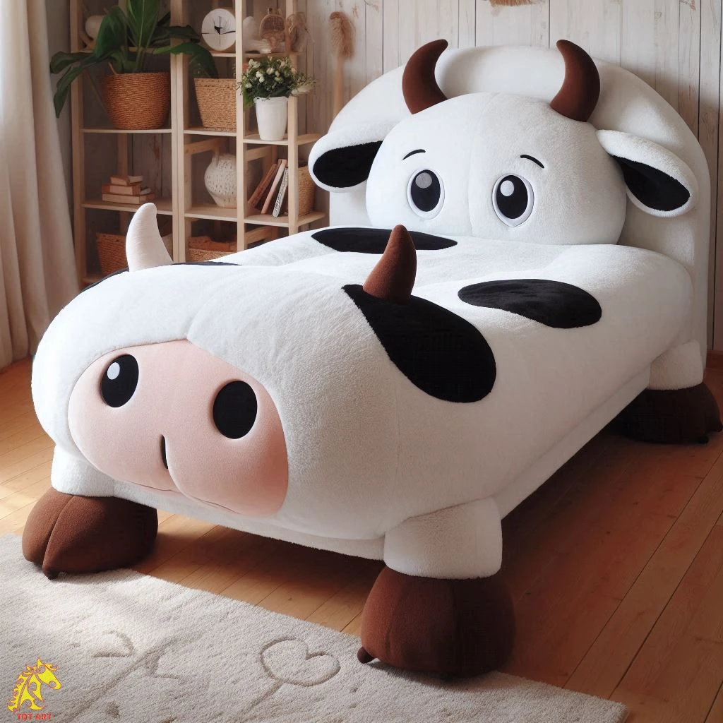 Cow-Shaped Bed Design: Whimsical Bedroom Upgrade