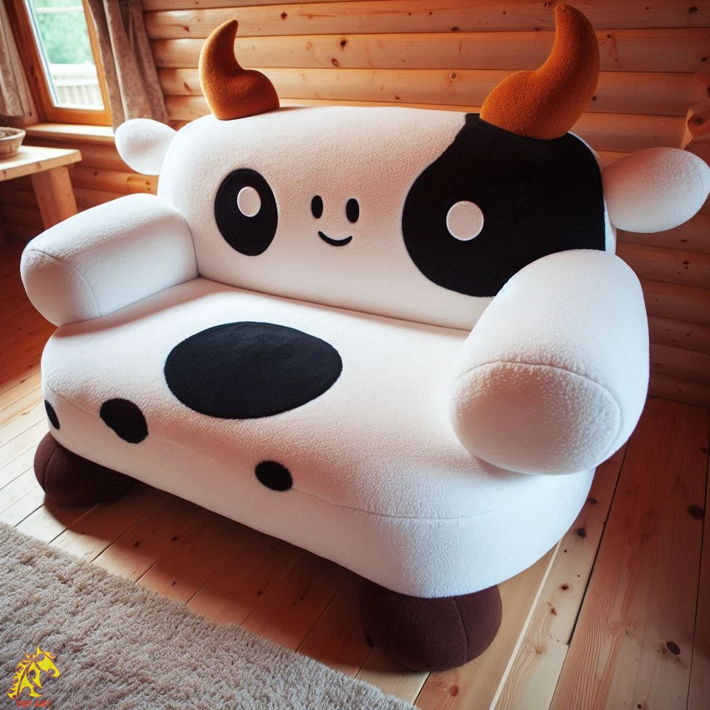 Cow Shaped Sofa Design: Whimsical Charm Unveiled