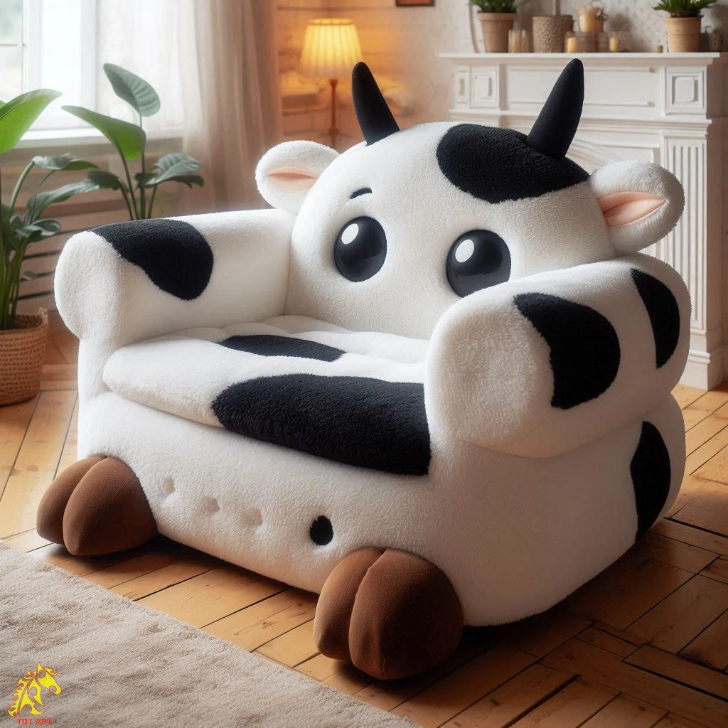 Cow Shaped Sofa Design: Whimsical Charm Unveiled