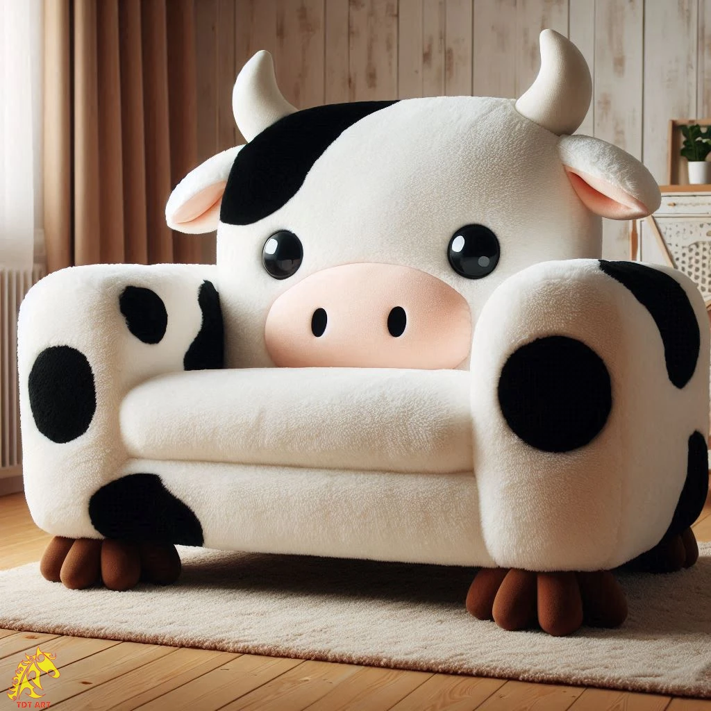 Cow Shaped Sofa Design: Whimsical Charm Unveiled