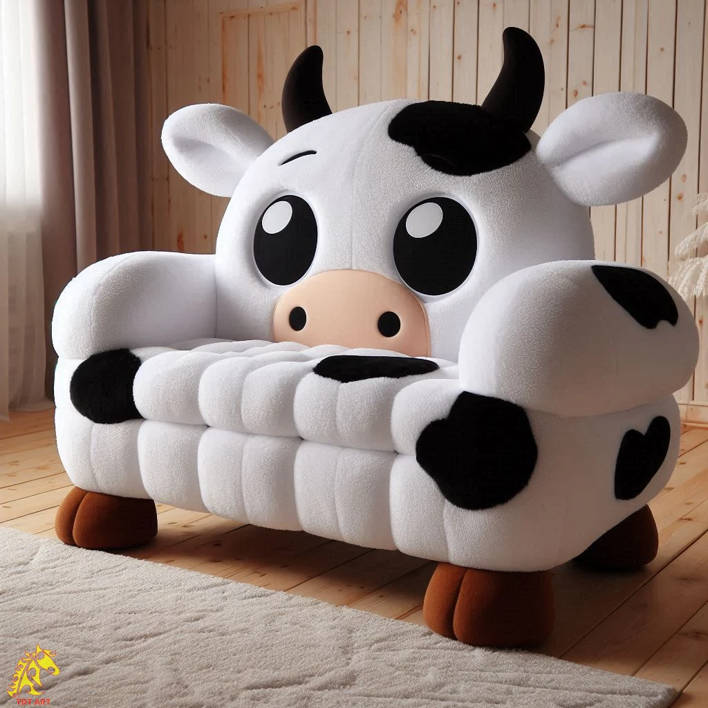 Cow Shaped Sofa Design: Whimsical Charm Unveiled