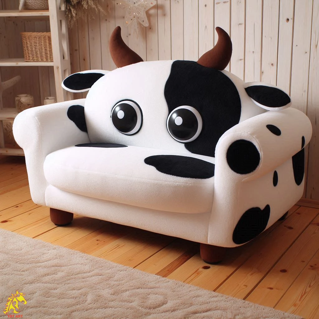 Cow Shaped Sofa Design: Whimsical Charm Unveiled