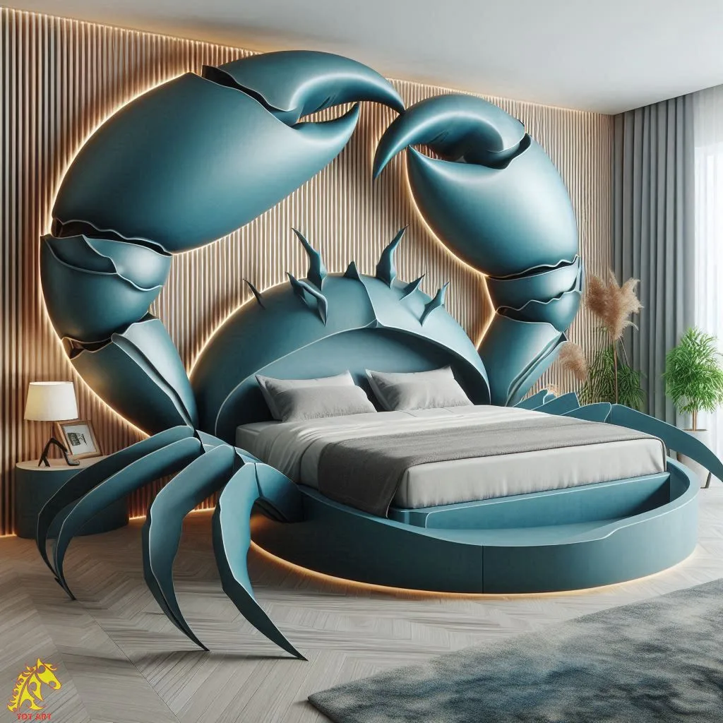 Crab Shaped Bed Design: A Must-Have for Crab Lovers!