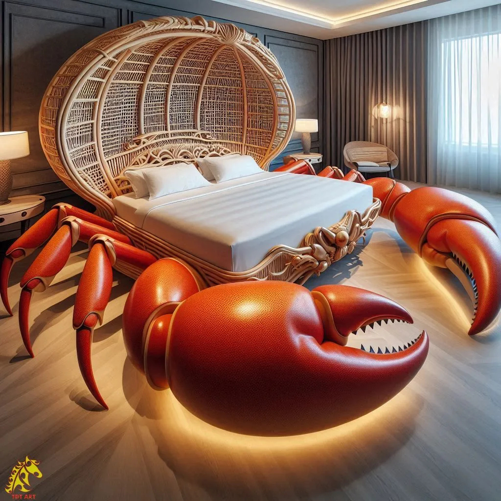 Crab Shaped Bed Design: A Must-Have for Crab Lovers!