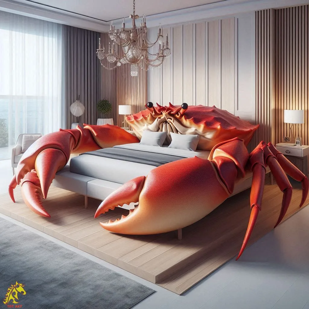 Crab Shaped Bed Design: A Must-Have for Crab Lovers!