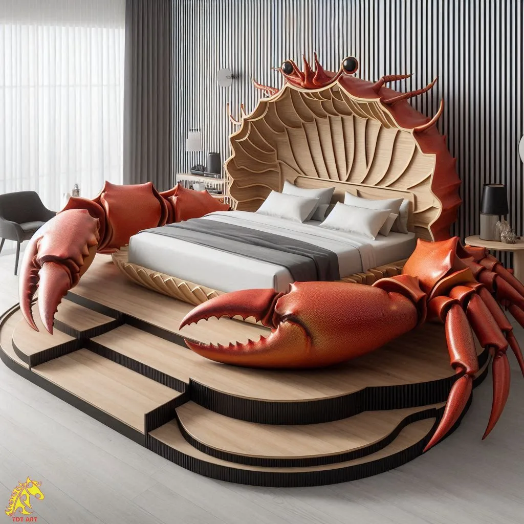 Crab Shaped Bed Design: A Must-Have for Crab Lovers!