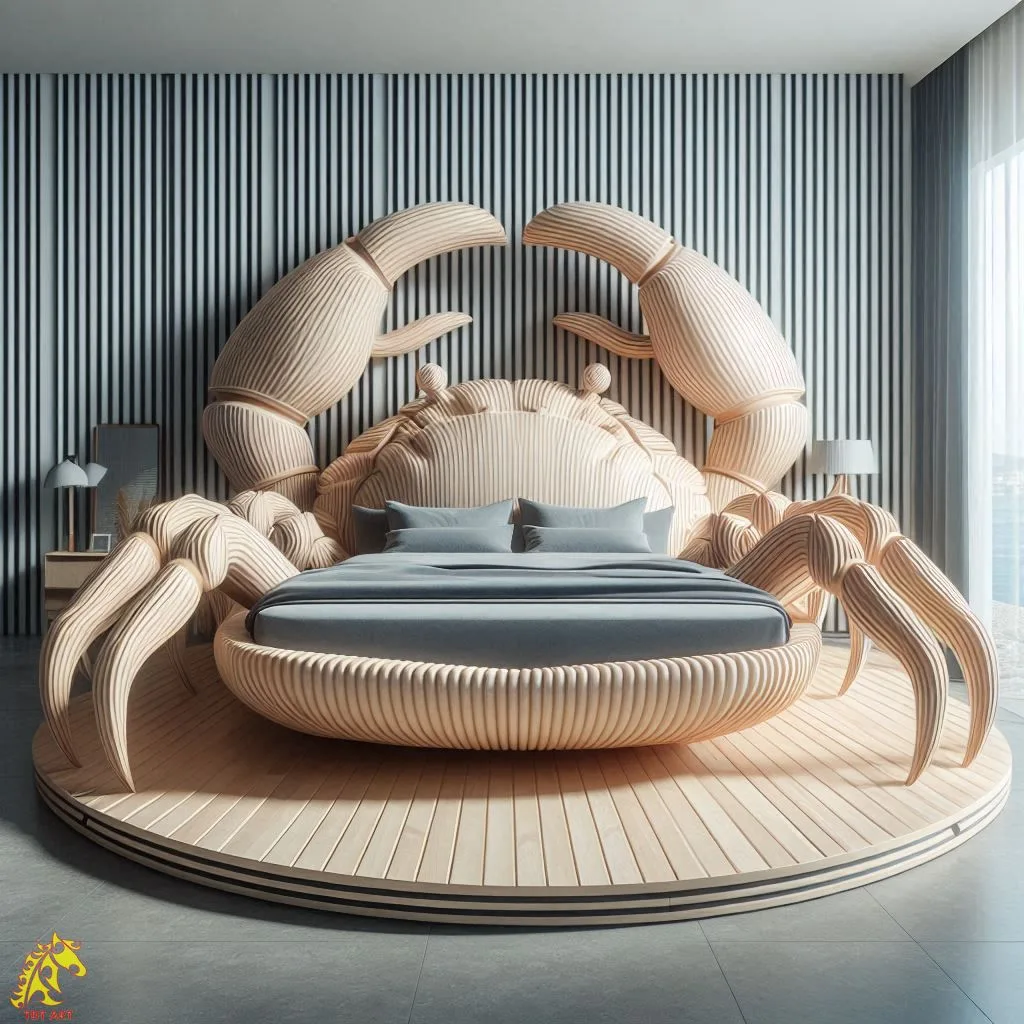 Crab Shaped Bed Design: A Must-Have for Crab Lovers!