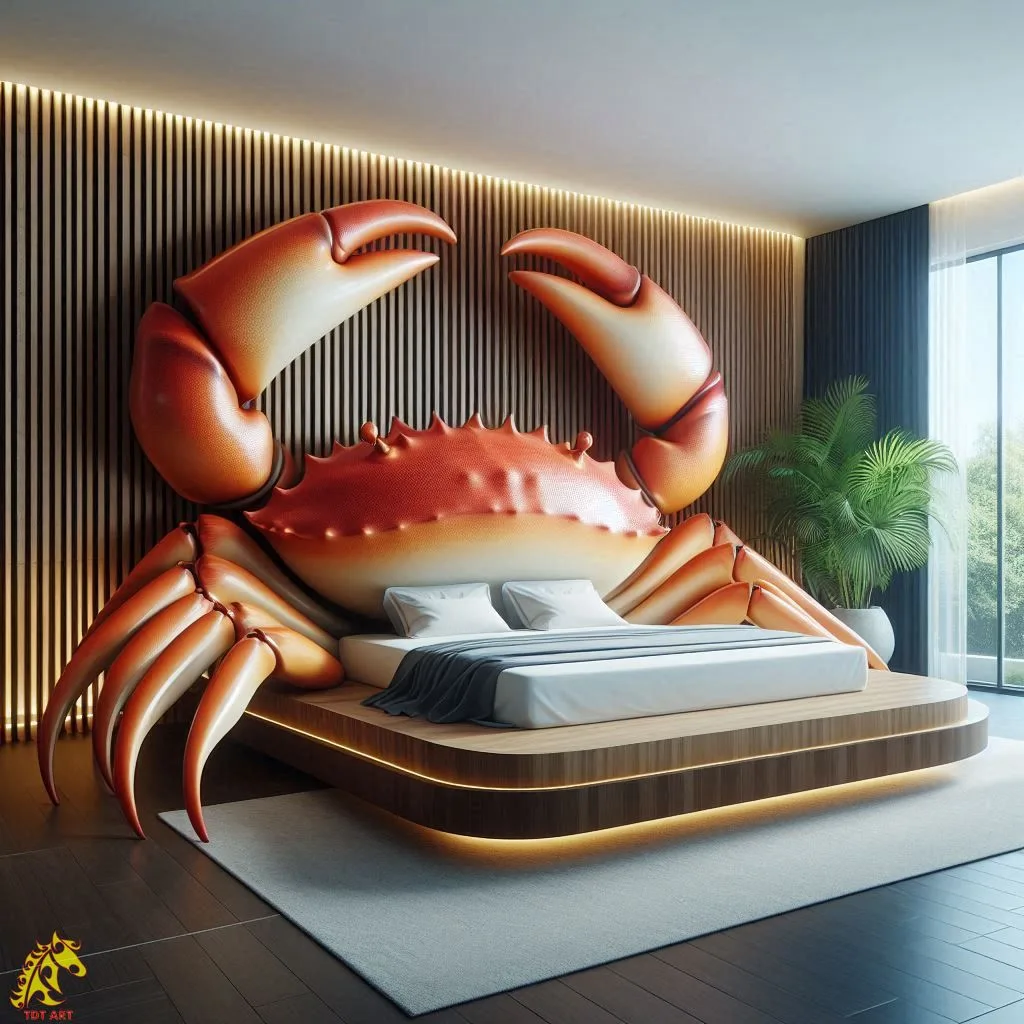 Crab Shaped Bed Design: A Must-Have for Crab Lovers!